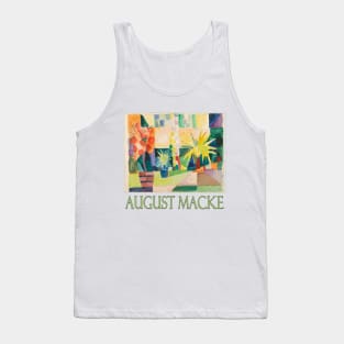 Garden on Lake Thun by August Macke Tank Top